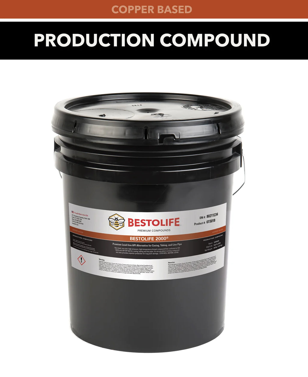 BESTOLIFE 2000 Copper Based Production Thread Compound