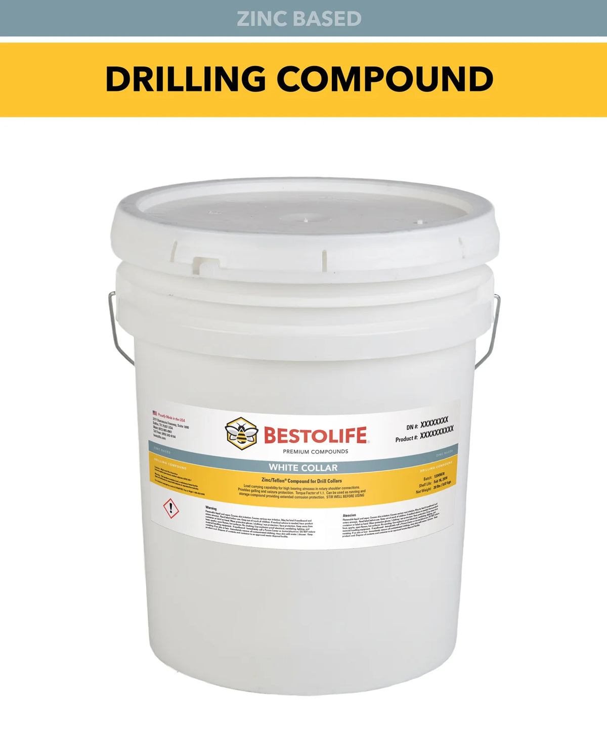 BESTOLIFE White Collar Zinc Based Drilling Thread Compound