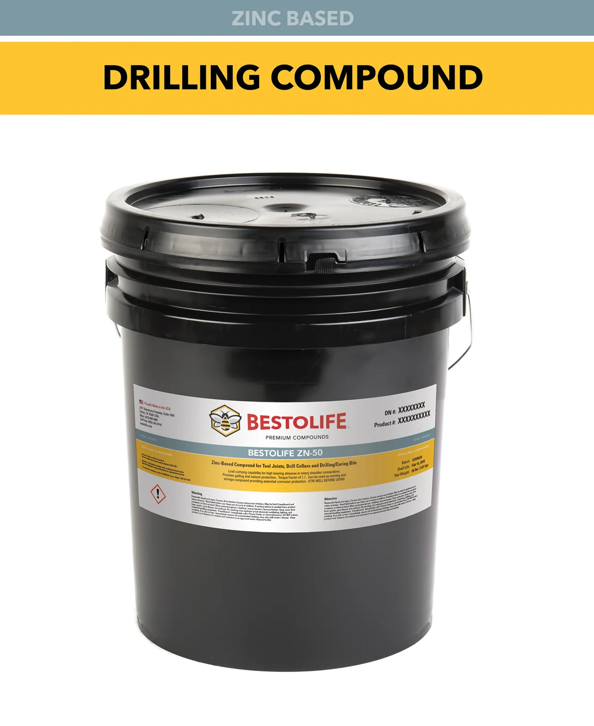 BESTOLIFE ZN-50 Zinc Based Drilling Thread Compound