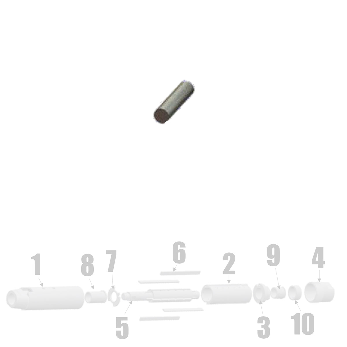 M32611 - Front Dowel for Air Motor
