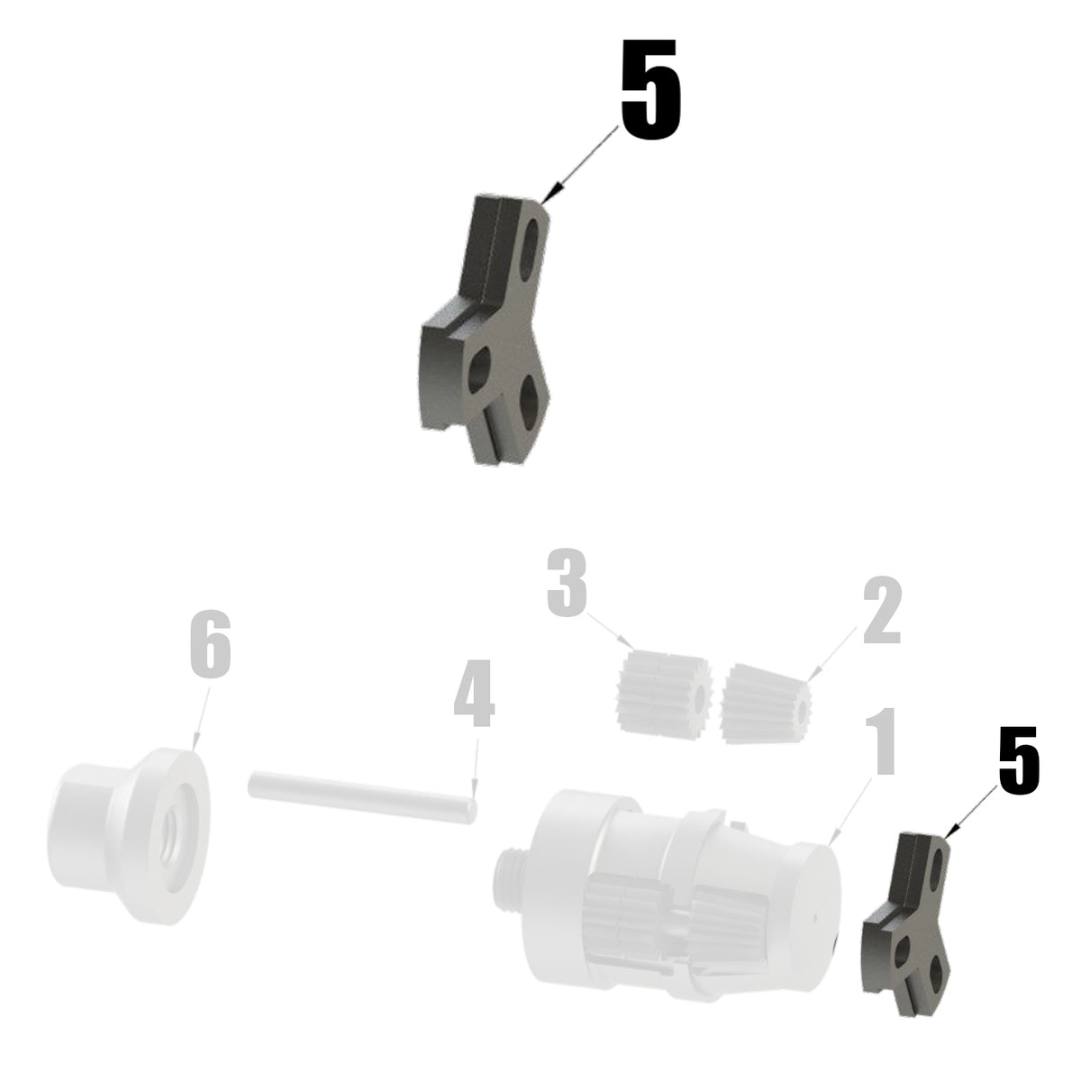 MP1592 - Pin Plate for Barrel Head (Diagram Part #5)