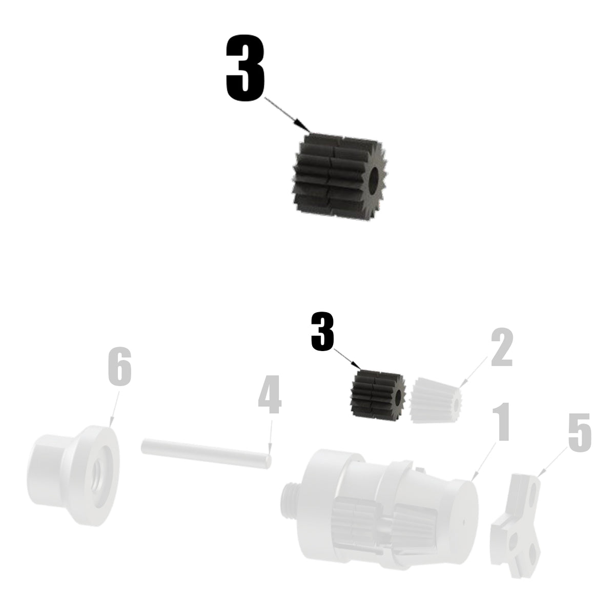 M1088 - Star Cutter for Barrel Head (Diagram Part #3)